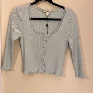 For Love and Lemons Babydoll Lace Top